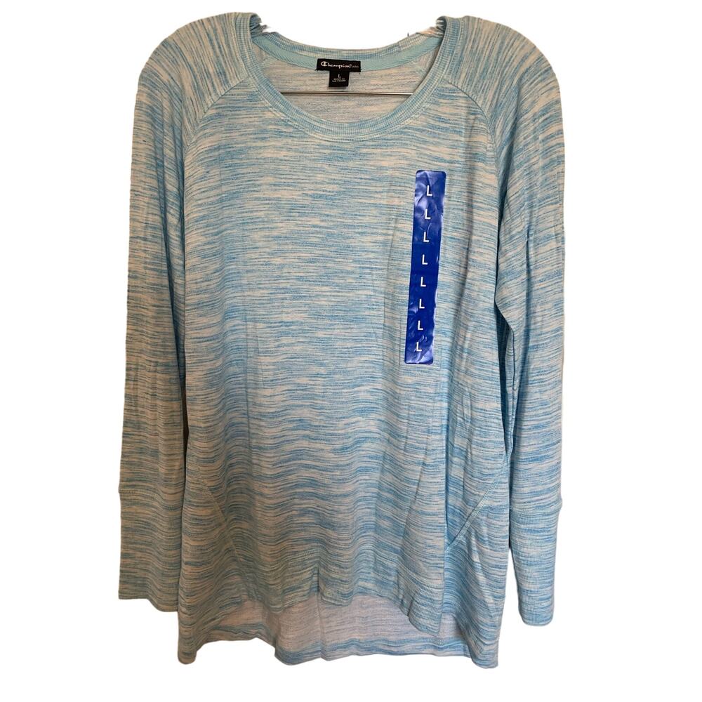 Champion crew neck size large NEW blue - Picture 1 of 8
